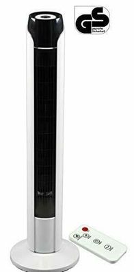 JUNG TVE23 Turmventilator 90cm Ventilator + FB + Timer Säulenventilator Raumlüfter