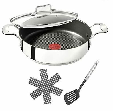 Tefal E76 Jamie Oliver Servierpfanne Induktion 25cm 4tlg- Set22, Schmorpfanne