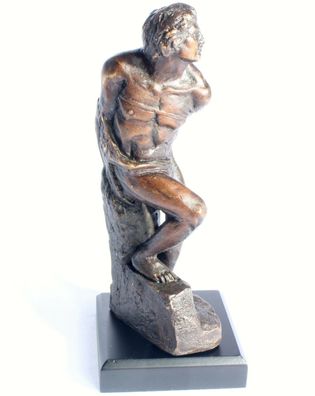 Michelangelo gefesselter Sklave Bronze Skulptur Antik Figur Dekoration Sculptur