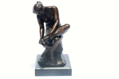 Dalou Nackte Frau Bronze Skulptur Antike Figur Dekoration Sculpture Liebe Akt