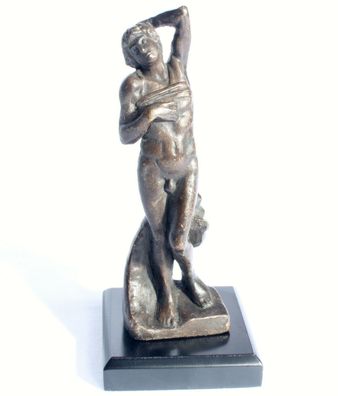 Michelangelo Sterbender Sklave Bronze Skulptur Antike Figur Dekoration Sculptur