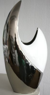 GILDE Skulptur Vase Art. 33488 Dekoration Figur Sculpture Deko Keramik (Gr. Mittel)