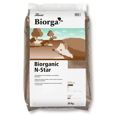 Hauert Biorganic N-Star 20 kg Universaldünger Rasendünger FiBL Biodünger
