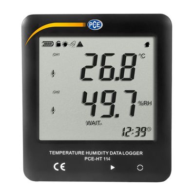 PCE Feuchtemessgerät PCE-HT 114 Kühlschrank-Temperatur- und Feuchtigkeitsmesser