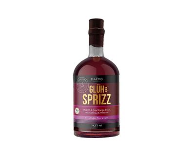 Maemo Organics Glüh & Sprizz 1x 0,7L (14,5% Vol) Bio Produkt Winterzauber auf d
