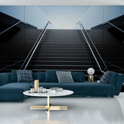 Muralo VINYL Fototapete XXL TAPETE Wohnzimmer Moderne Treppen 3D 3502