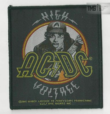 AC/ DC High Voltage Angus gewebter Aufnäher woven Patch