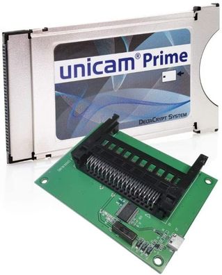 Unicam Prime CI Modul mit DeltaCrypt-Verschlüsselung 3.0 incl. USB Programmer