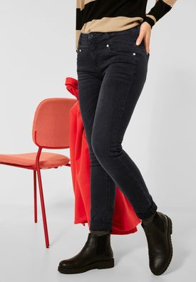 Street One - Casual Fit Jeans in Natural Black Denim Wash