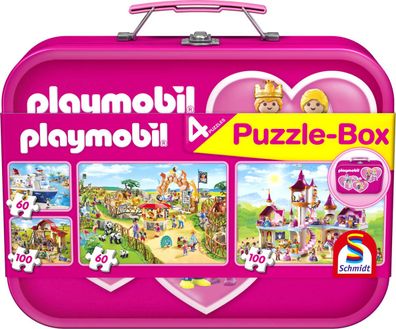 Schmidt Spiele 56498 Puzzle Playmobil pink ab 6 Jahre