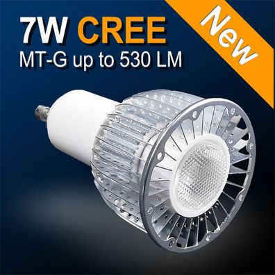 7W CREE LED Spot 530 LM Neutral Weiss GU10
