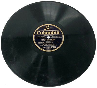 10" Schellackplatte - Columbia DF 260 - La Mousme / Schottisch des Perrots (W16)