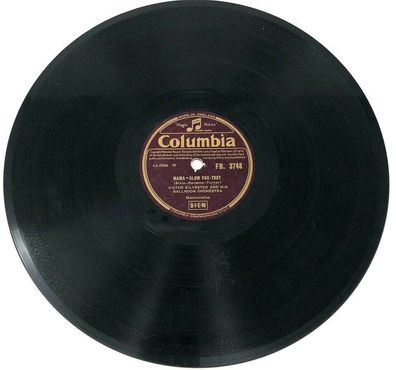 10" Schellackplatte Columbia FB 3748 - Mama / Beyond the blue horizon (W16)