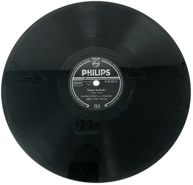 10" Schellackplatte - Philips B23523 - Who me? / Guava muchacha (W22)