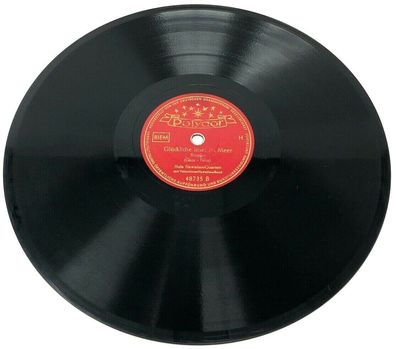 10" Schellackplatte - Polydor 48735 mit Labelfehler 2x "B" Label (W13)
