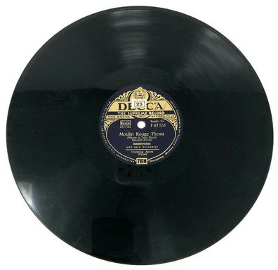 10" Schellackplatte Decca F 43561 Mantovani und sein Orchester (W11)