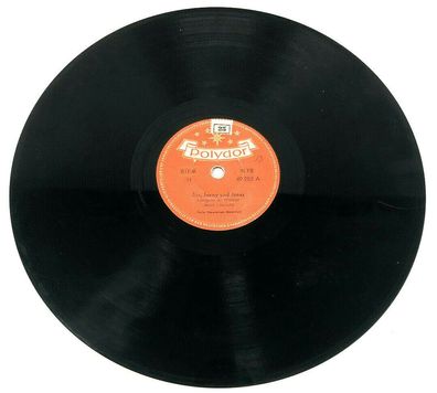 10" Schellackplatte Polydor 49283 - Jim, Jonny und Jonas / Heut' singen (W11)