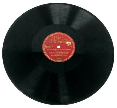 10" Schellackplatte Polydor 48800 - Fritz Schulz-Reichel - Willy Berking (W11)