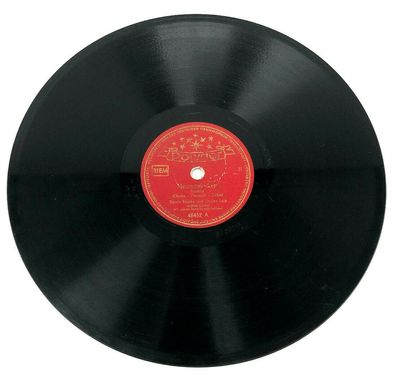 10" Schellackplatte Shellac Polydor 48452 Heimatglocken / Das Lied von der (W6)