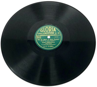 10" Schellackplatte Gloria G.O. 27838 - Blick von Berghof / Mit dir allein (W15)