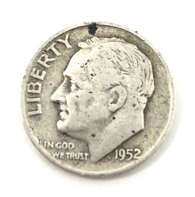 ONE DIME 1952 -D- Roosevelt Dimes - United States of America (K)