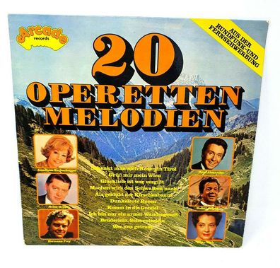 Vinyl LP 20 Operetten Melodien Arcade Record ADE G 15