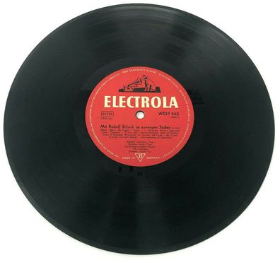 Vinyl LP Electrola WDLP 553 10" Mit Rudolf Schock im sonnigen Süden (270)