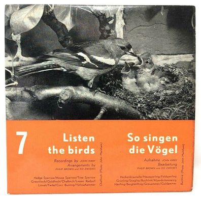 Vinyl 7" 33 RPM - HDV 7 - Listen the Birds 7 - So Singen Die Vögel 7 (W22)