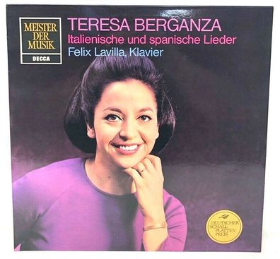 12" Vinyl - Teresa Berganza Italienische und spanische Lieder Decca 6.41535 (P8)