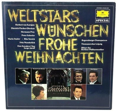 12" Vinyl Deutsche Grammophon 2545 051 Weltstars wünschen frohe Weihnachten (P7)