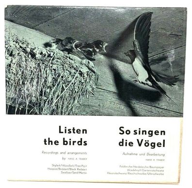 Vinyl 7" 33 RPM - EPHT 12 - Listen the Birds 5 - So Singen Die Vögel 5 (W22)