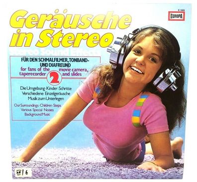 12" Vinyl LP Europa E 1009 Geräusche in Stereo Nr. 2 - Stereo Sound Effects (P6)
