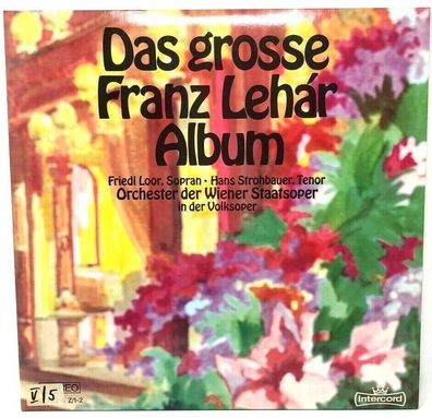 2 LP-SET - 12" Vinyl - Intercord 28752-4 - Das grosse Franz Lehr Album (P6)