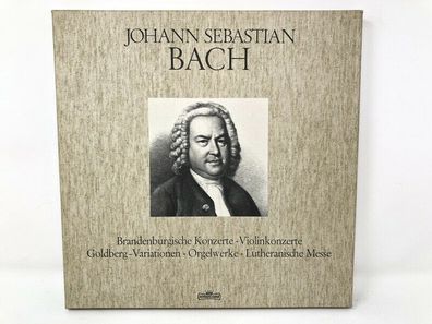 Box Set mit 5x 12" LP Vinyl - Johann Sebastian Bach - Intercord 185.801 (K)