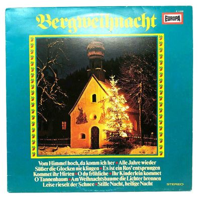 Vinyl LP - Europa E 1058 Bergweihnacht - Ruhpoldinger Kinderchor (K)