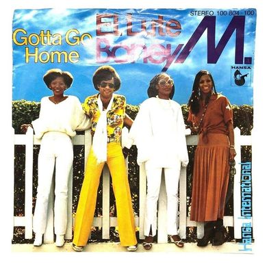 Vinyl 7" 45 RPM - Hansa 100 804-100 Boney M. - El Lute / Gotta Go Home (W12)