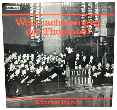 12" Vinyl Cantate 656 006 - Weihnachtssingen der Thomaner - Günther Ramin (P7)