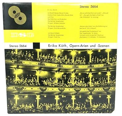 10" Vinyl - Erika Köth, Opern-Arien und -Szenen - DSG 5664 (P8)