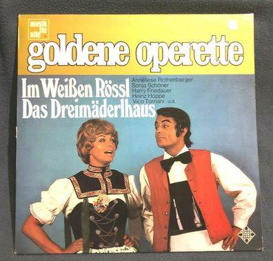 Vinyl LP Im Weißen Rössl - Das Dreimäderlhaus - Telefunken NT 504 Stereo (113)