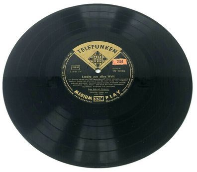 Vinyl LP Telefunken TW 30064 - Lieder aus aller Welt - Erna Sack aus 1956 (270)