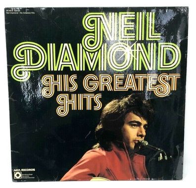 Hülle LP MCA records 28340-8 Neil Diamond His Greatest Hits leere Hülle (W32