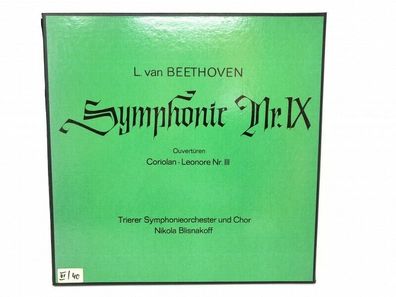 Box Set mit 2x 12" LP Vinyl - L. van Beethoven - Symphonie Nr. IX - TA 101 (K)