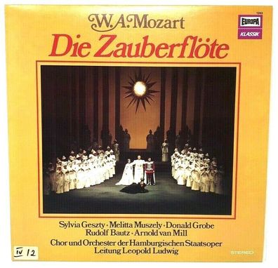 12" Vinyl - EUROPA 1243 - Wolfgang Amadeus Mozart - Die Zauberflöte (P6)