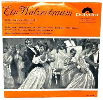 Vinyl LP 10" Polydor J74549 Ein Walzertraum Großer Operetten-Querschnitt (W22)