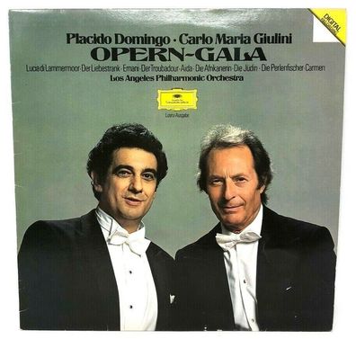 12" Vinyl Deutsche Grammophon 725 051 - Opern Gala - Placido Domingo u. a. (P7)