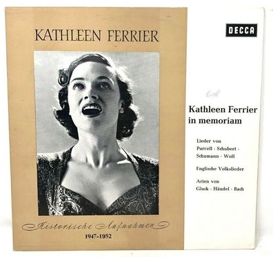 12" Vinyl - Kathleen Ferrier in Memoriam Decca HD 14 (P8)