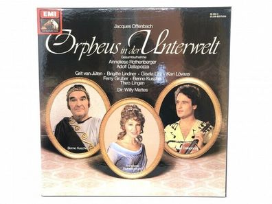 Box Set mit 2x 12" LP Vinyl - Jacques Offenbach – Orpheus in der Unterwelt - EMI
