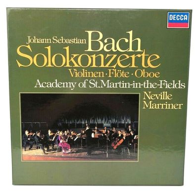Vinyl 2 LP-BOX 12" DECCA 6.35328 DX - Johann Sebastian Bach Solokonzerte (P1)