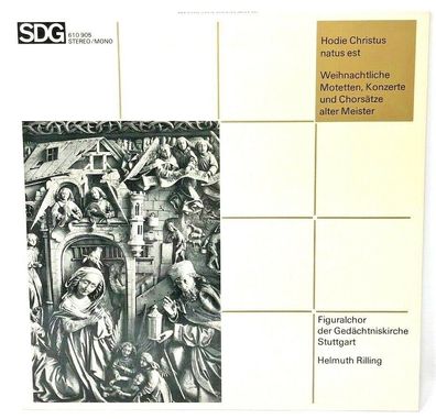 12" Vinyl - SDG 610905 - Hode Christus natus est - Weihnachtliche Motetten (P7)