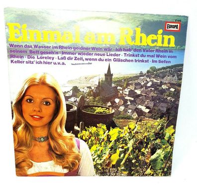 Vinyl LP Einmal am Rhein Europa E 479